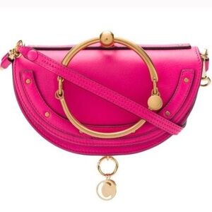 Chloe Pink and Gold Minaudiere